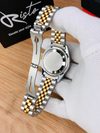 Oyster diamond stud Datejust - Premium Watch - Two tone black