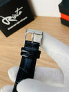 BG Cartier Tank Roman Numerals Watch - Leather Straps Brown White Dial
