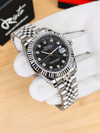 Oyster diamond stud Datejust - Premium Watch - black