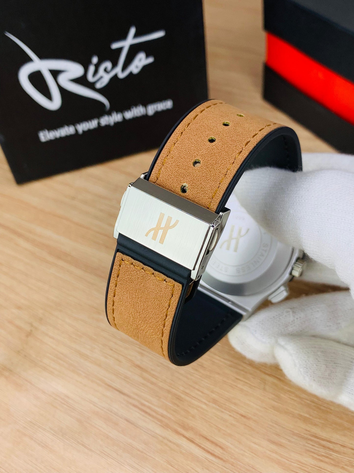 Hublott Skeleton Leather Straps - Premium Watch