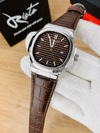 Patek Philippe Nautilus - Leather Strap Brown & Brown