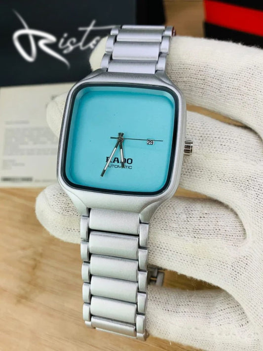 Rado Classic Square Men's Watch MD Silver Tiffany