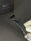 HB Arabic Dial - Leather Straps - Premium Watch - White Grey