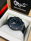 HB Arabic Dial - Leather Straps - Premium Watch - Full Black
