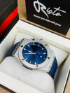 HB Classic Fusion - Leather Straps - Premium Watch - Blue