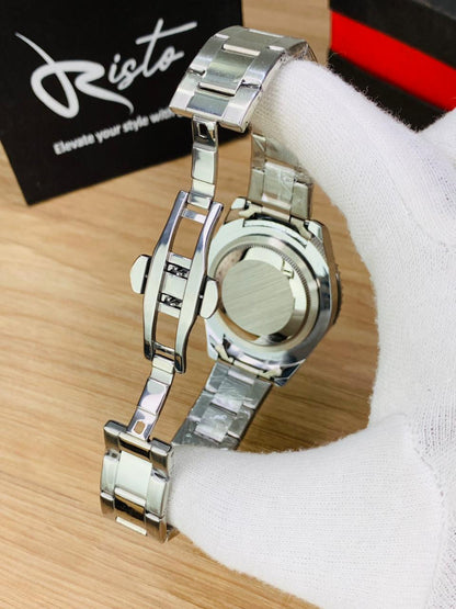 Rolex Yacht-Master 40mm Oyster Steel & Rotatable Bezel - Black Silver