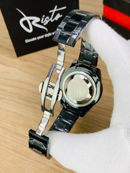 Rolex Yacht-Master 40mm Oyster Steel & Rotatable Bezel - Full Black