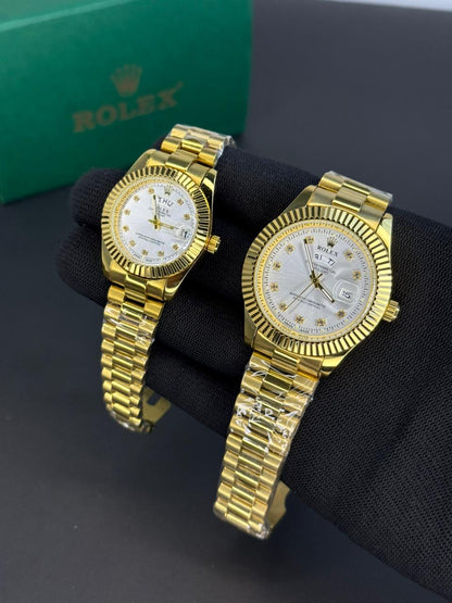 Oyster Perpetual Day-Date - Couple's Set - Golden
