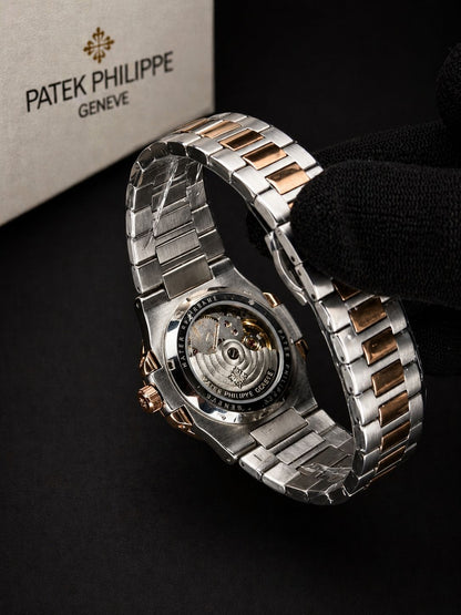 Patek Philippe Nautilus Two-Tone (Steel & 18k Rose Gold) 5711/1A – Blue Embossed Dial