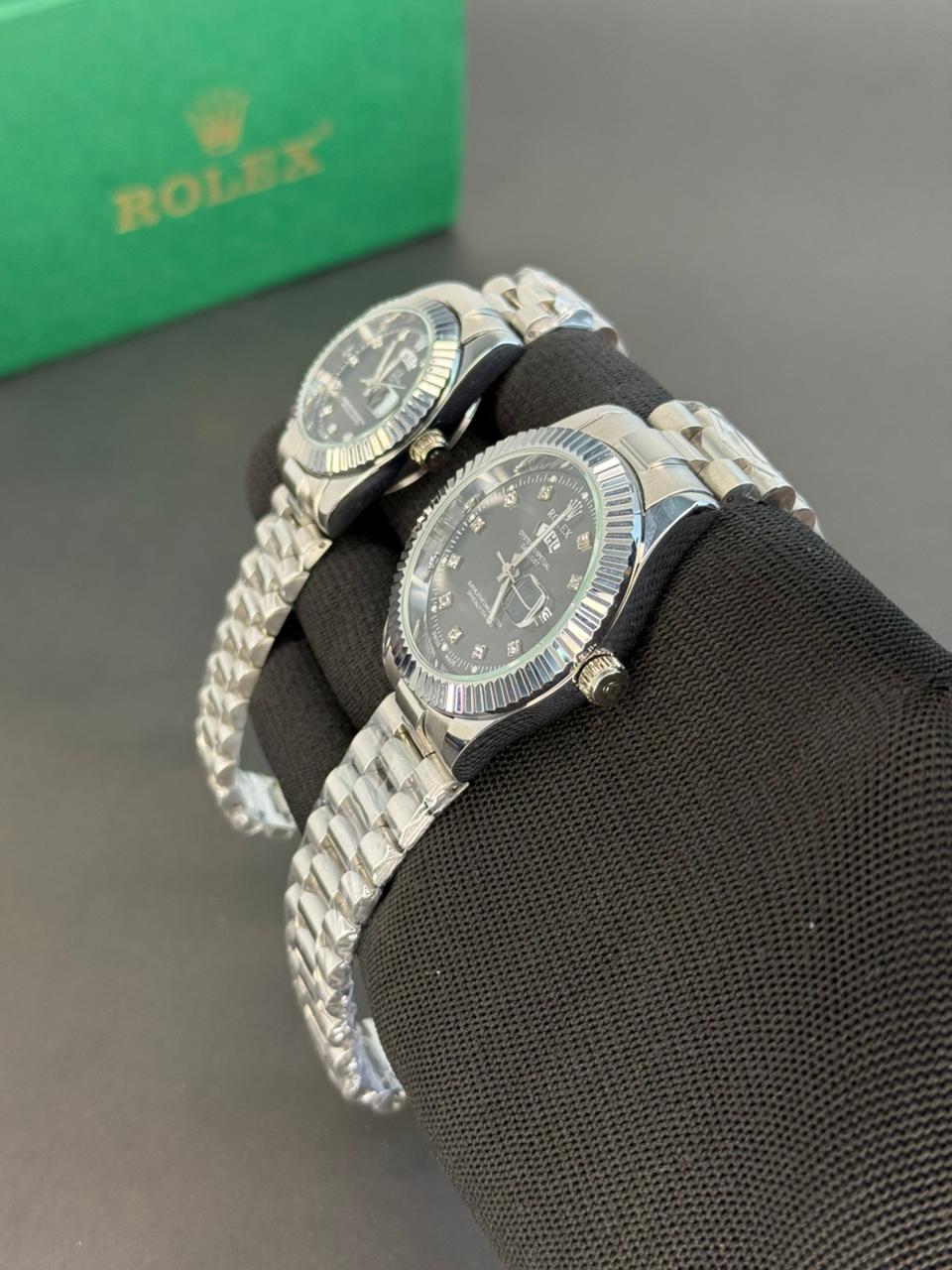 Oyster Perpetual Day-Date - Couple's Set - Silver